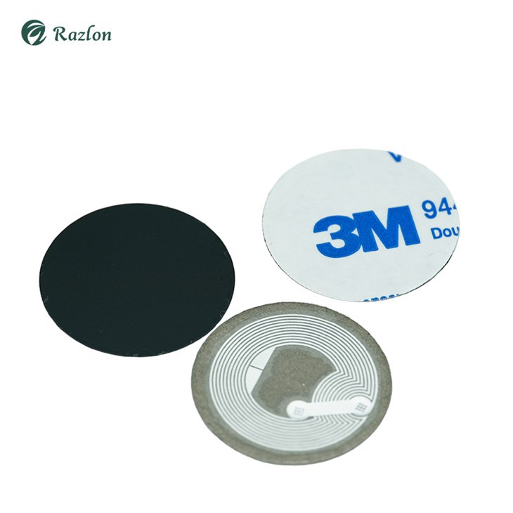 Rundt NFC metallkort